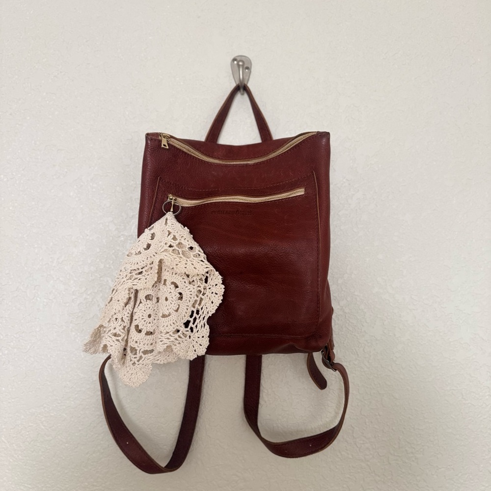 Portland Leather Brown Leather Backpack